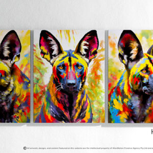 African Wilddog | Canvas Set