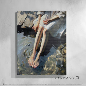 Feet in Pond | Canvas
