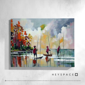 The Red fishing boats | Canvas