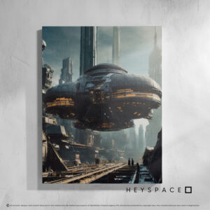 Dystopian Spaceship | Canvas