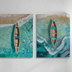Lone Boat Collection | Canvas Set