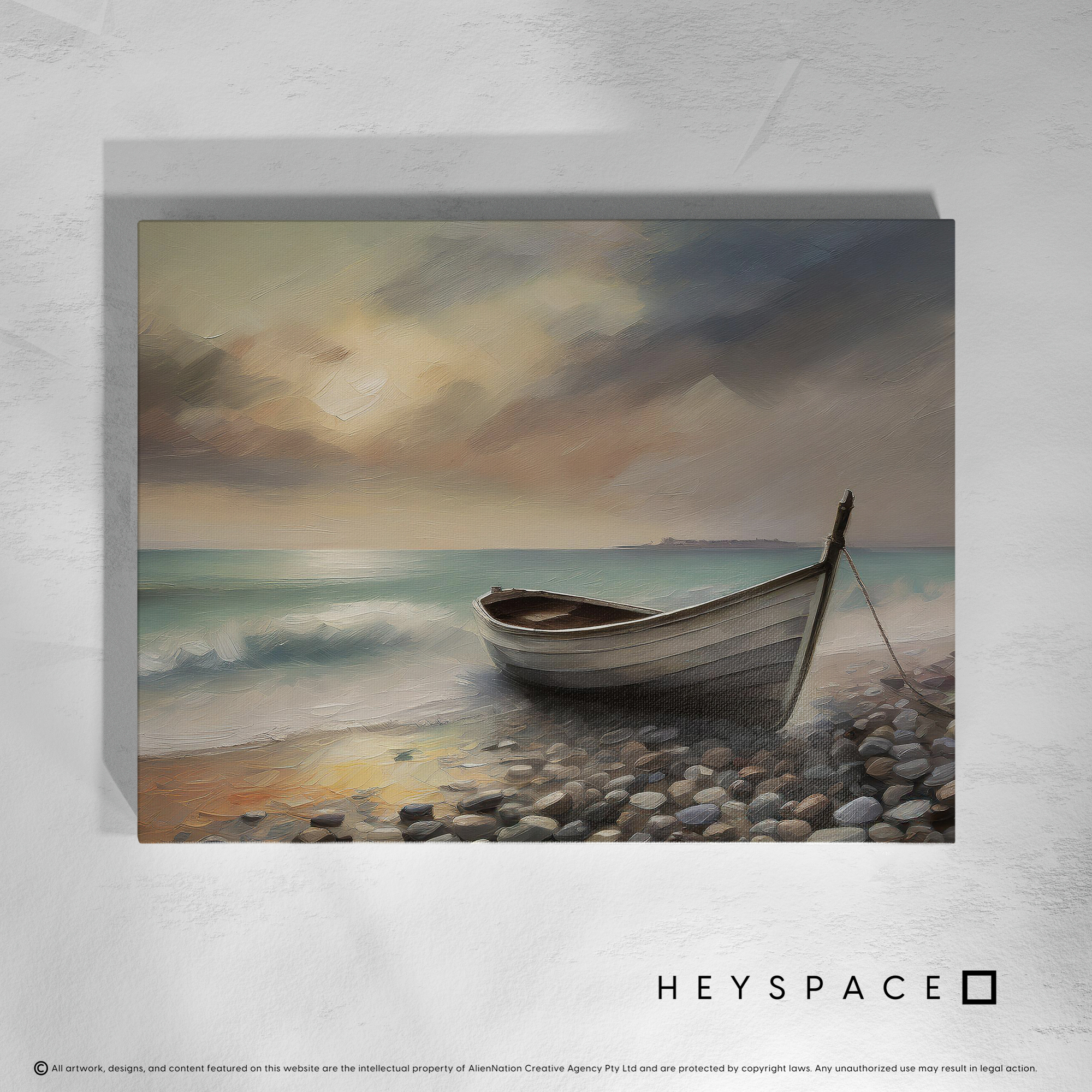 Sunrise Boating 3 | Canvas