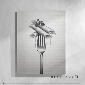 Penne Pasta on a Fork