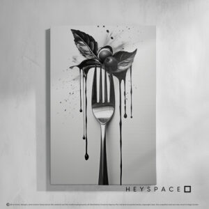 Basil and Tomato on a Fork